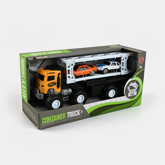 Inertia Container Truck With Light & Music For Kids