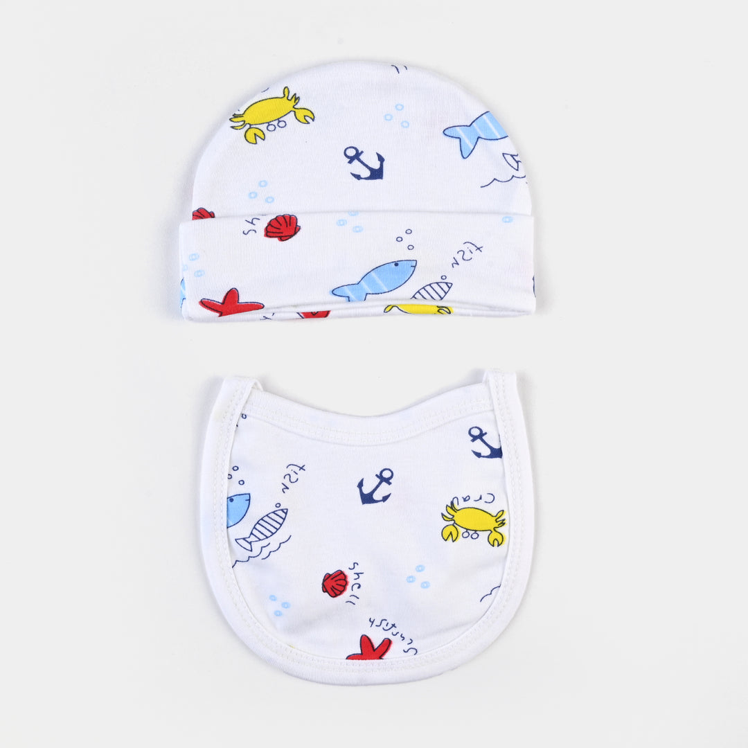 Infant Unisex Cotton Summer Suit 4PCs