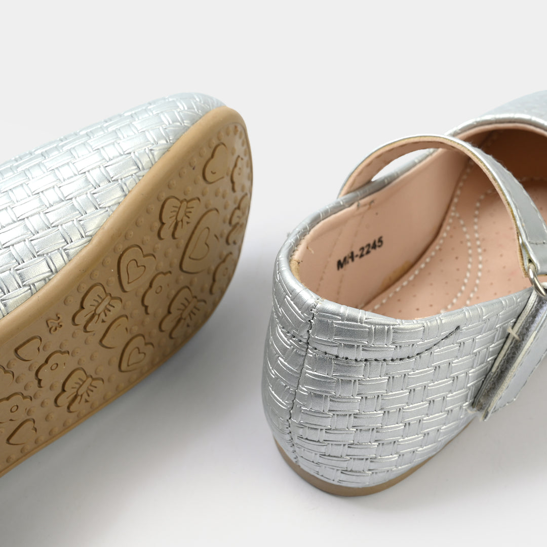Girls Pumps MH-2245-SILVER
