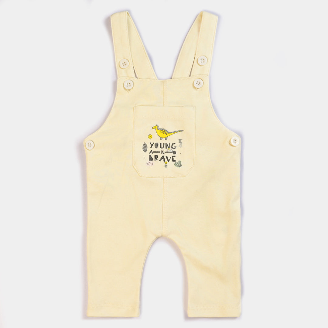 Infant Boys Cotton Dungaree 2PC Set Dino