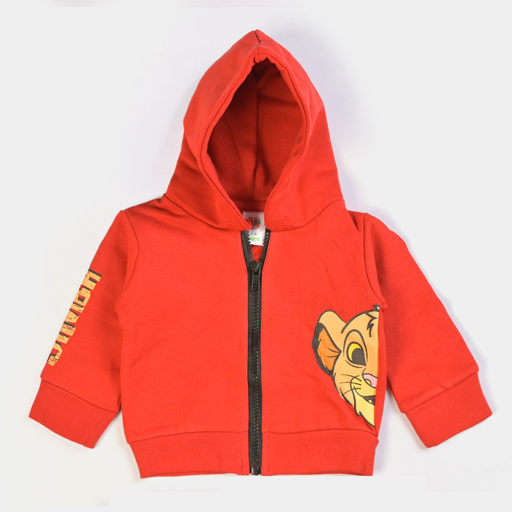 Infant Boys Knitted Suit Simba - Orange