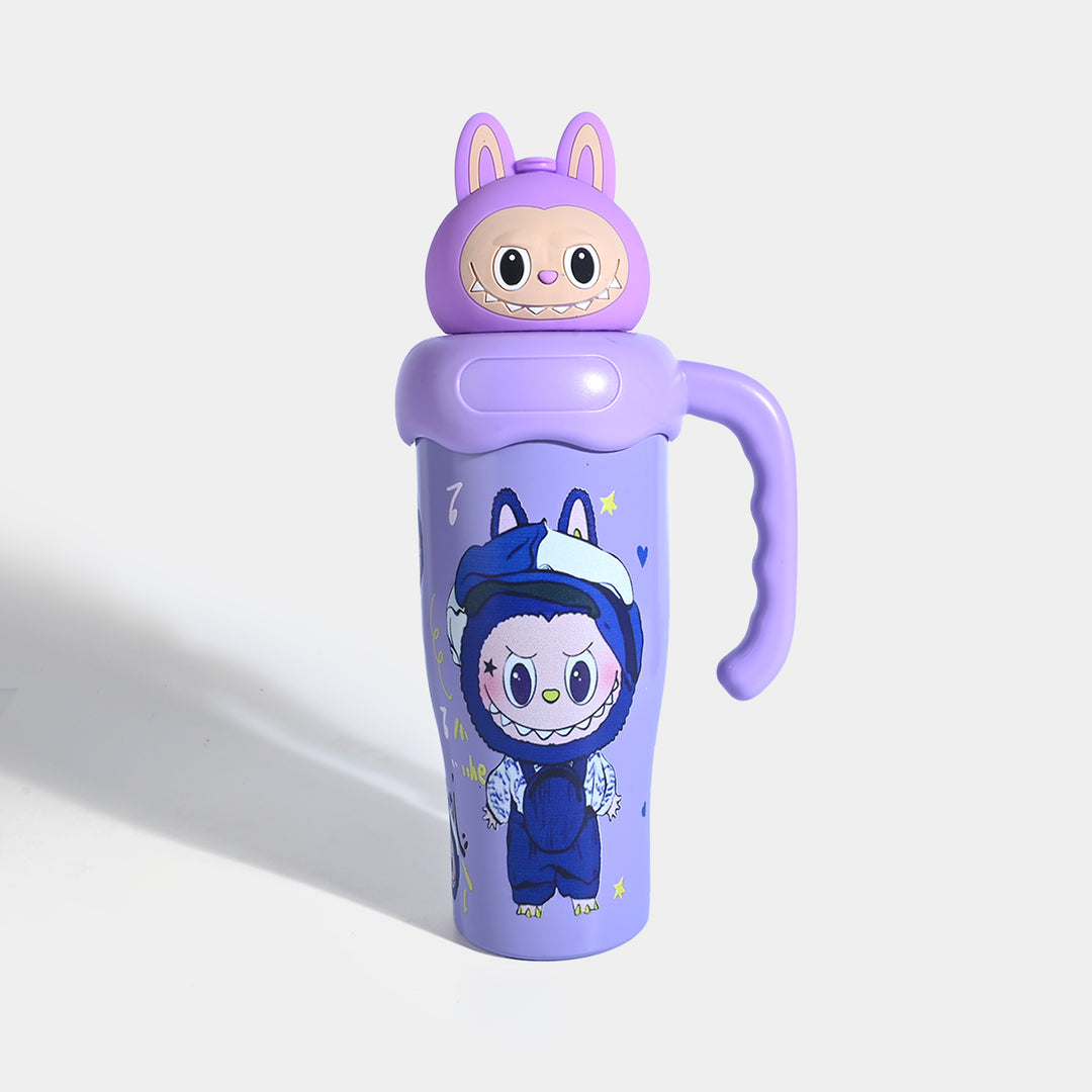 Insulated Travel Tumbler with Handle & Straw