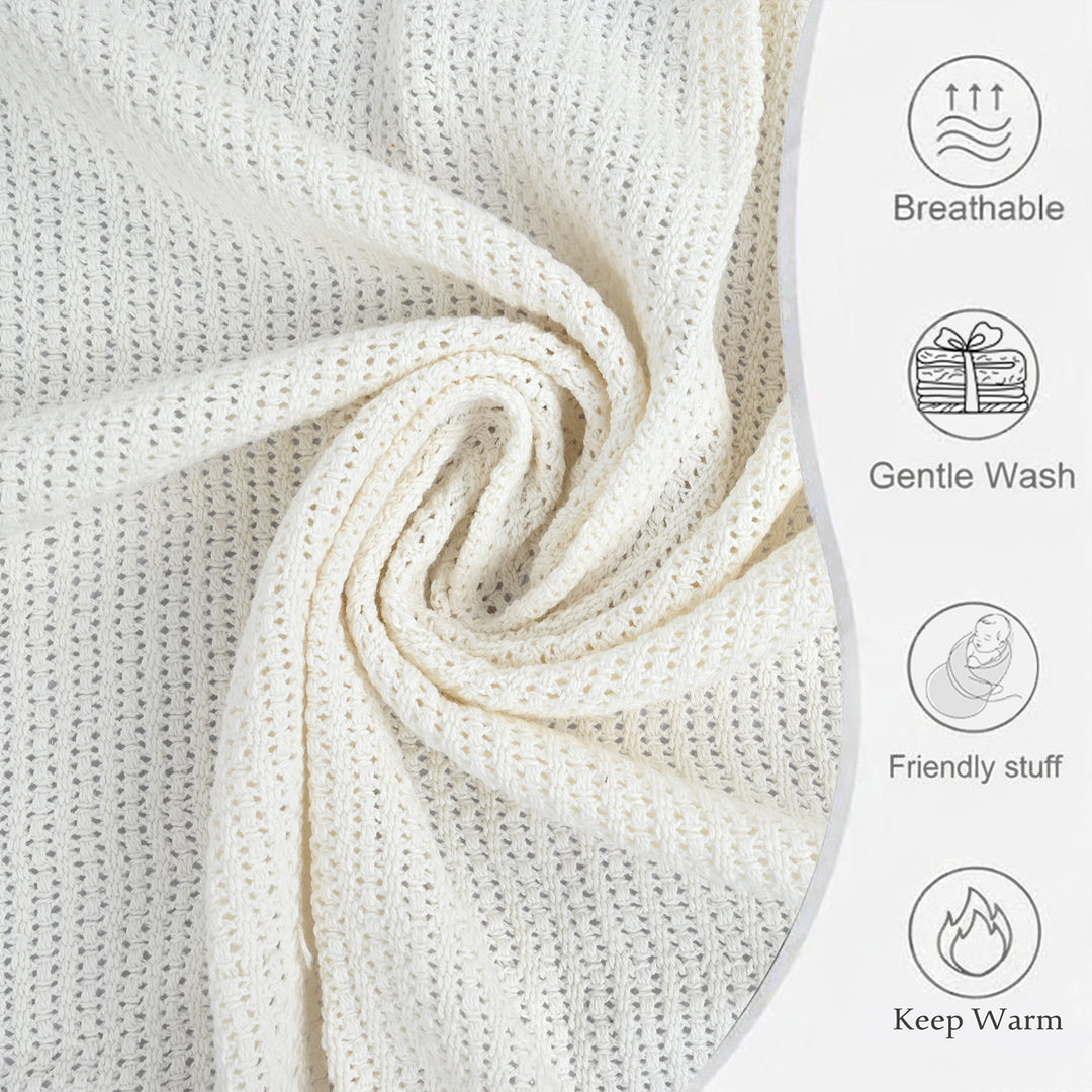Soft & Comfortable Knitted Baby Blanket