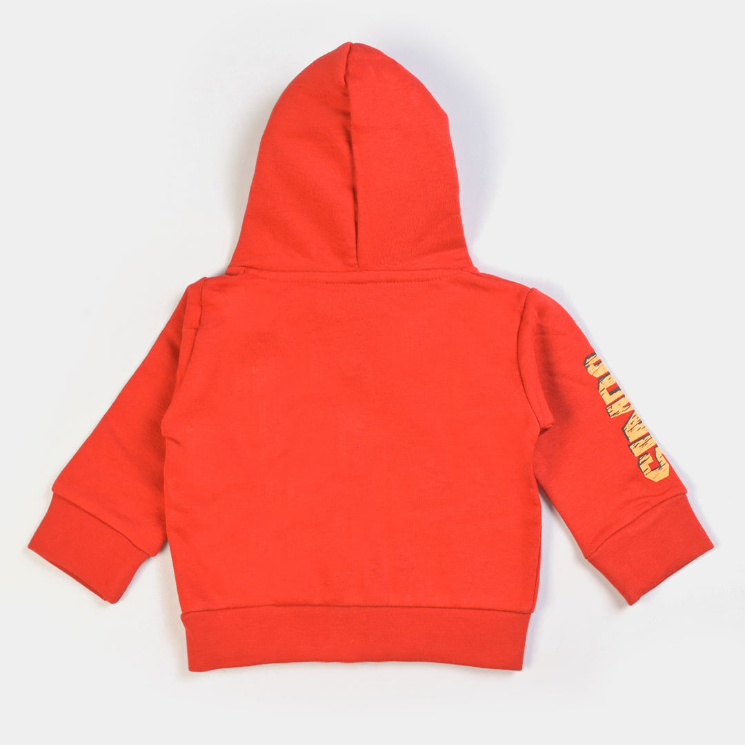 Infant Boys Knitted Suit Simba - Orange