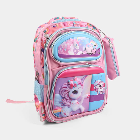 3D Embossed Character Kids School Bag/Backpack