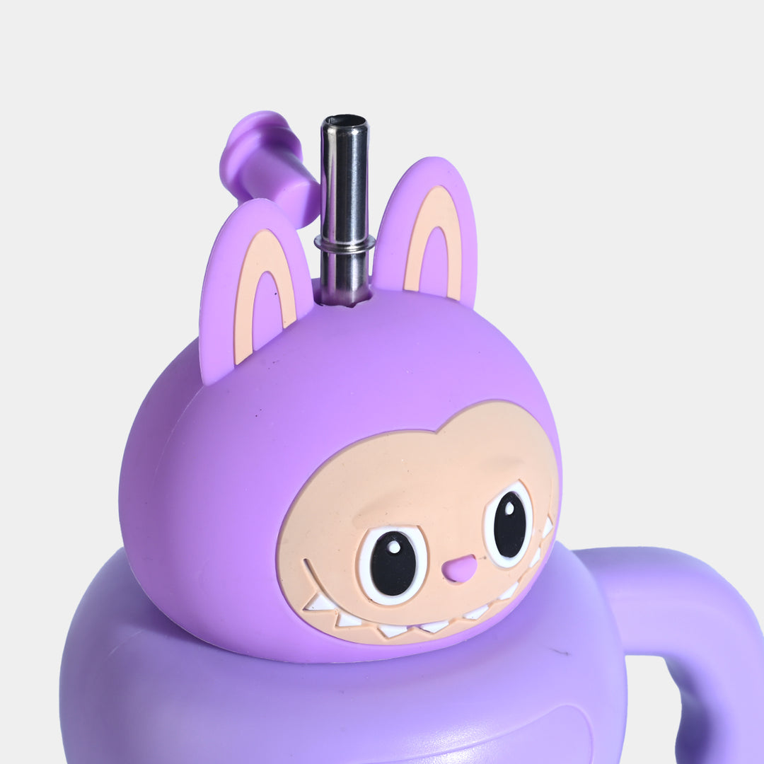 Insulated Travel Tumbler with Handle & Straw