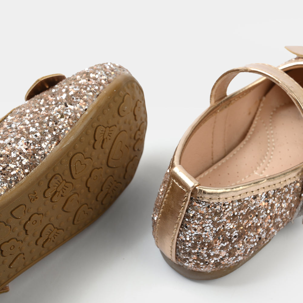 Girls Pumps 11-164-CHAMPAGNE