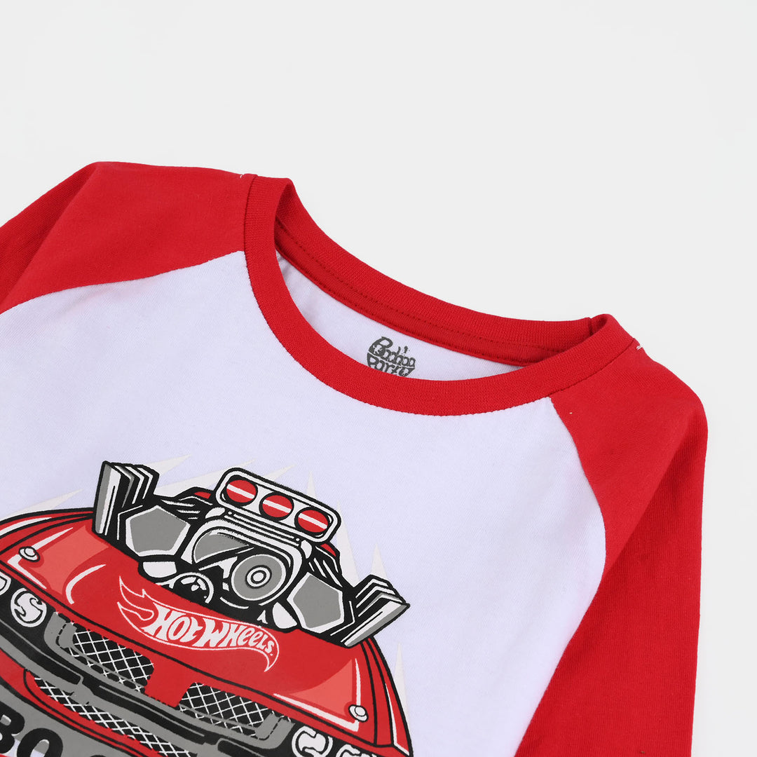 Boys Cotton Jersey T-Shirt F/S Champion-White