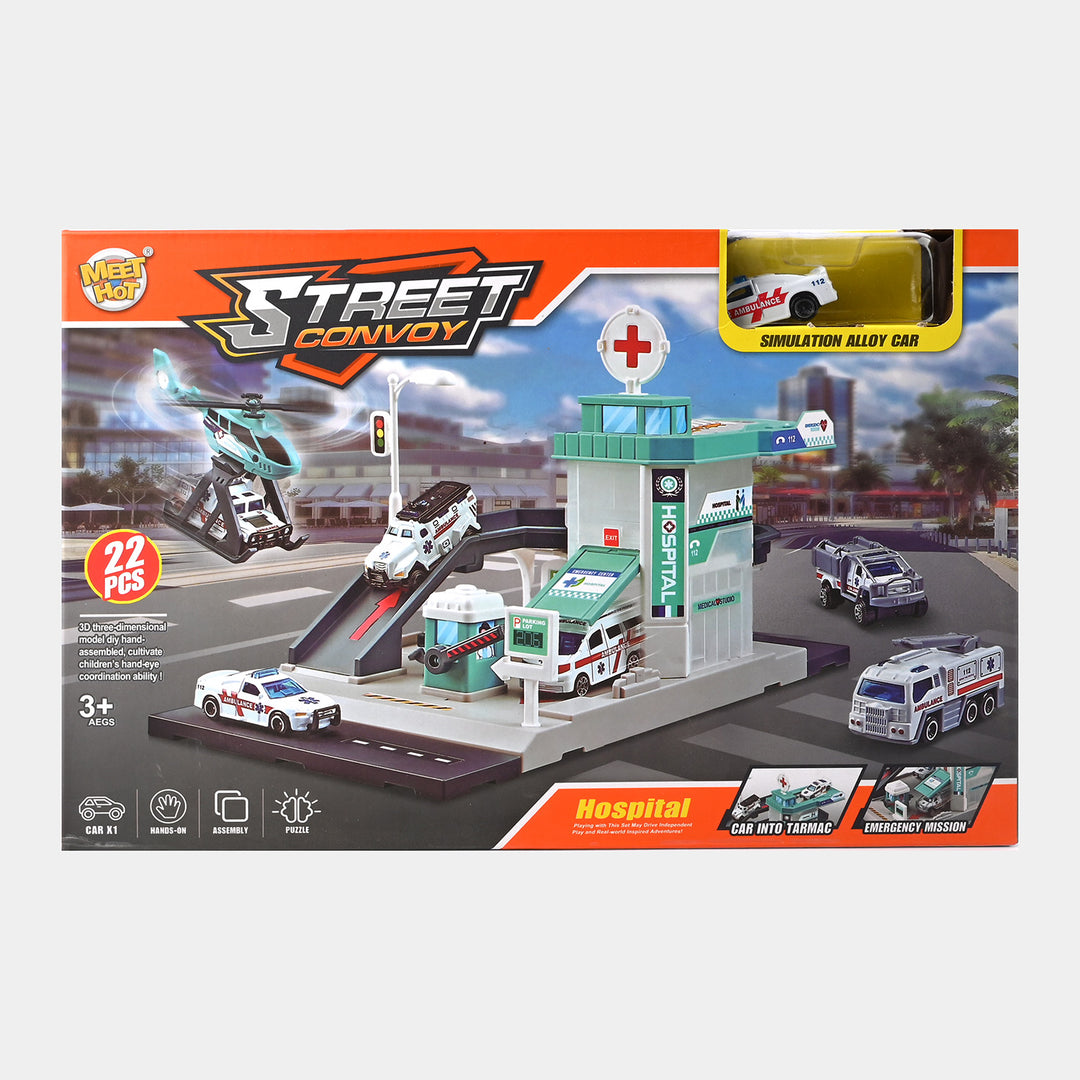 Hospital Parking Play Set For Kids