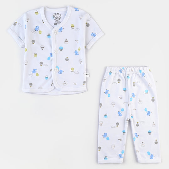 Infant Unisex Cotton Summer Suit 4PCs