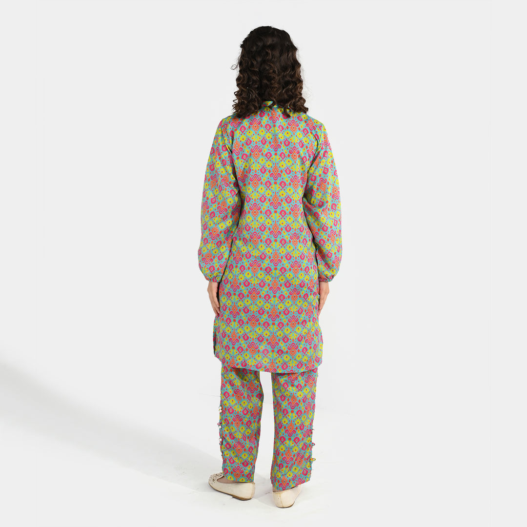 Teens Girls Poly Mesh Printed 2Pcs Blossom - Multi