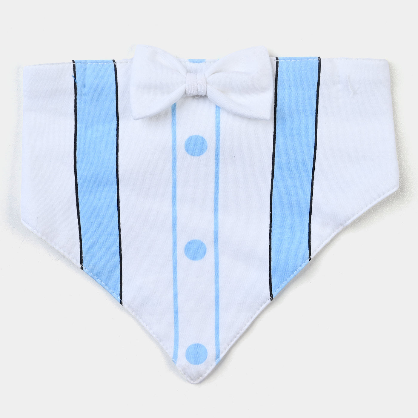 Bibs Bow Suspender-White