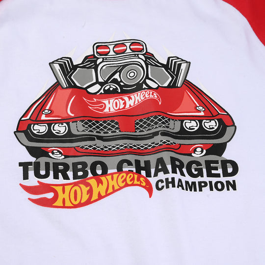 Boys Cotton Jersey T-Shirt F/S Champion-White