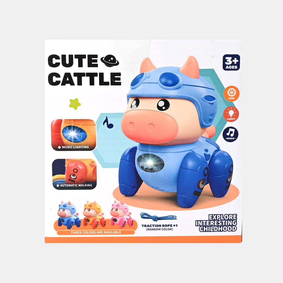 Cute Cattle Toy with Light and Music