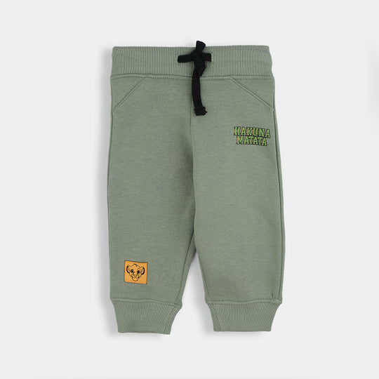 Infant Boys Fleece  Pajama (Hakuna Matata) - Green