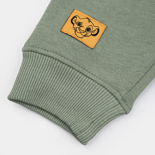 Infant Boys Fleece  Pajama (Hakuna Matata) - Green