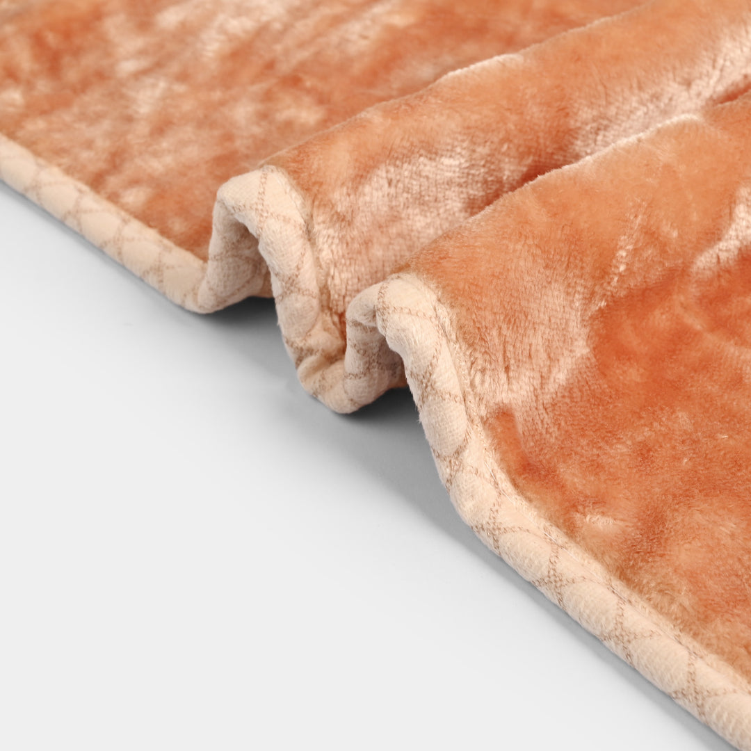 BABY PLUSH BLANKET 1432 BROWN