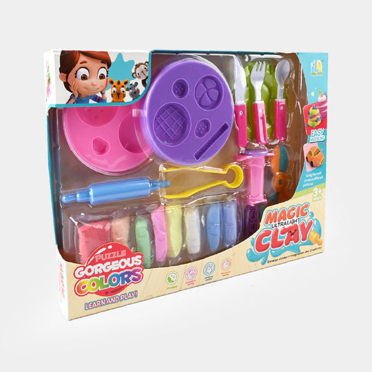 Magic Ultralight Clay Play Set For Kids