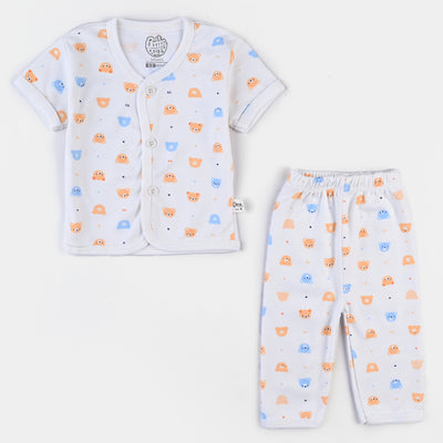 Infant Unisex Cotton Summer Suit 4PCs