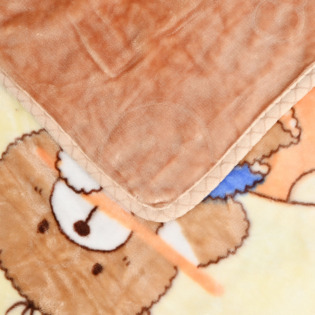 BABY PLUSH BLANKET 1432 BROWN