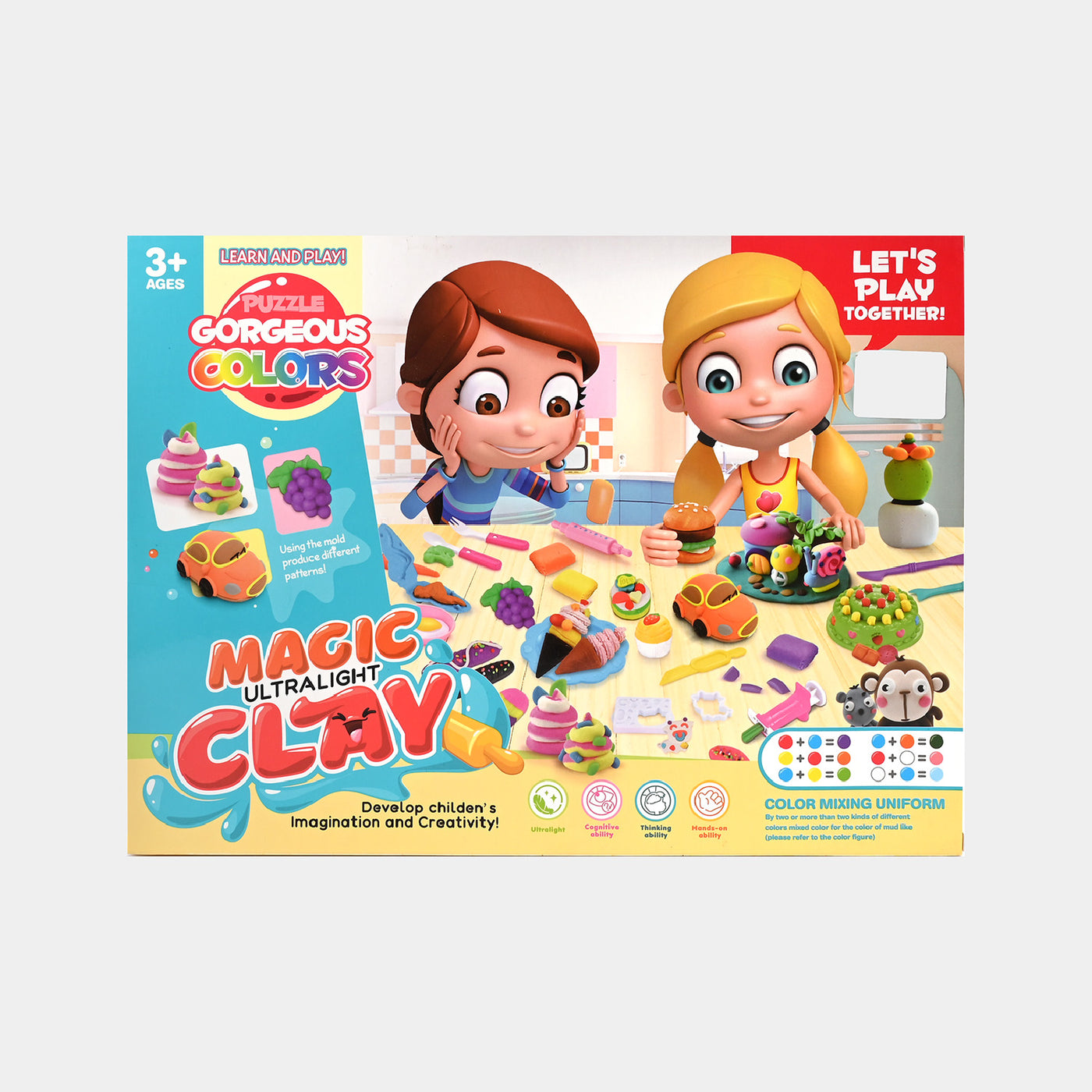 Magic Ultralight Clay Play Set For Kids