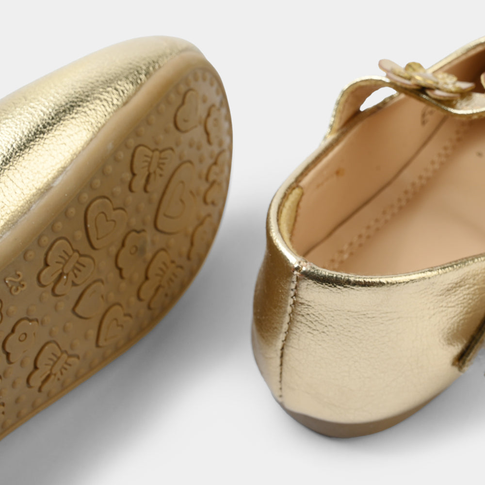 Girls Pumps ES-18-GOLDEN