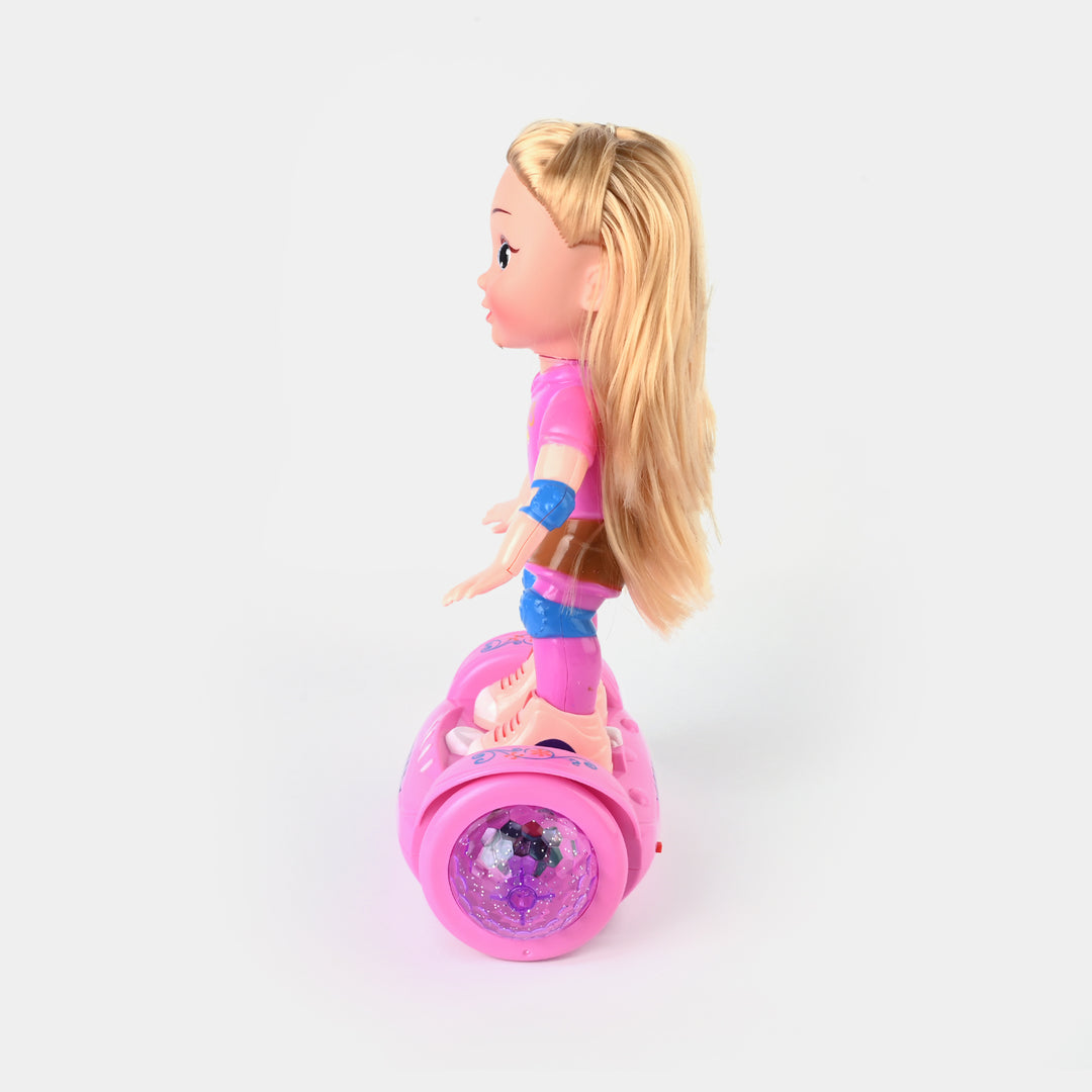 Doll Balance Car Toy with Light & Sound for kids