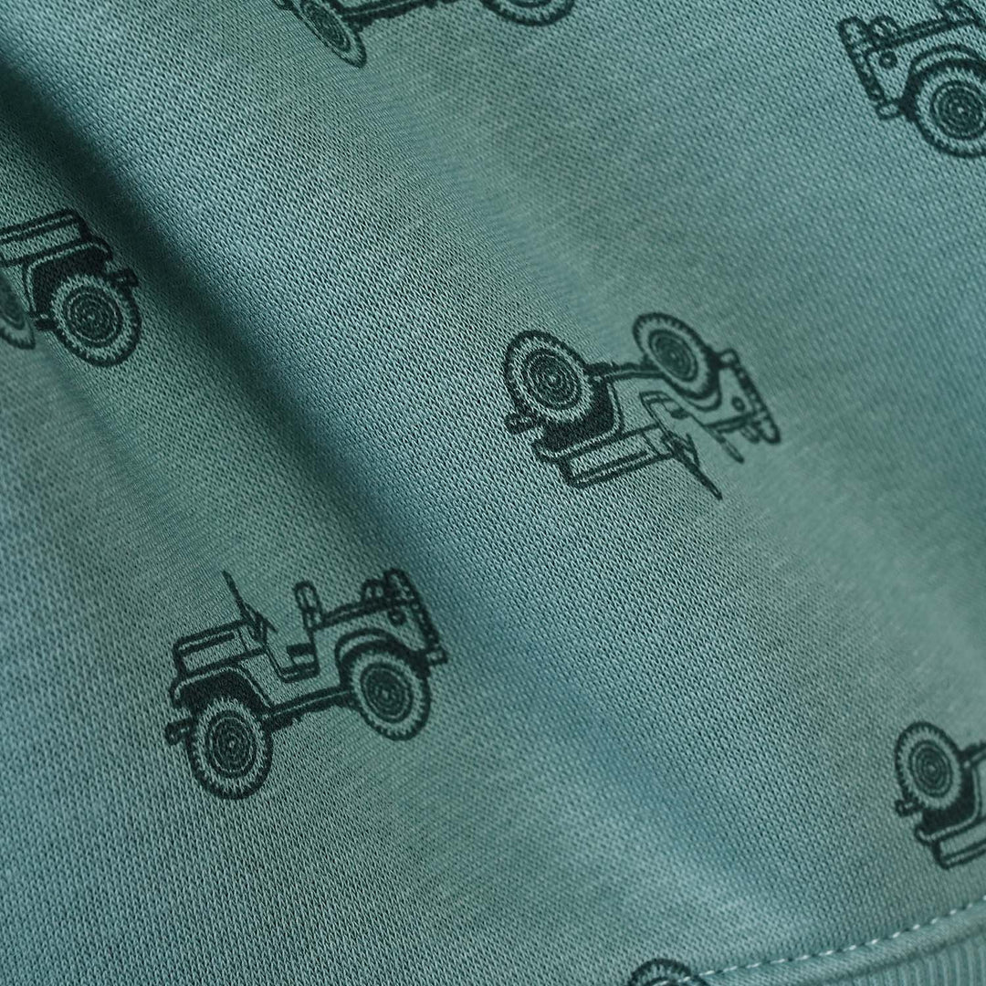Infant Boys Fleece Knitted Jacket Jeep-Acrylic