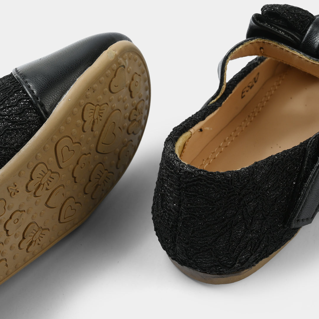 Girls Pumps ES-16-BLACK