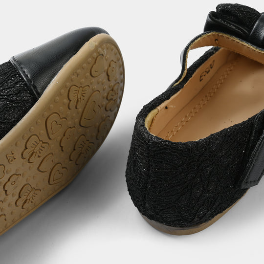 Girls Pumps ES-16-BLACK