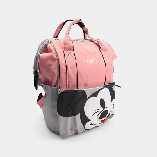 BABY CARE MOTHER BAG PACK | 1024 PINK