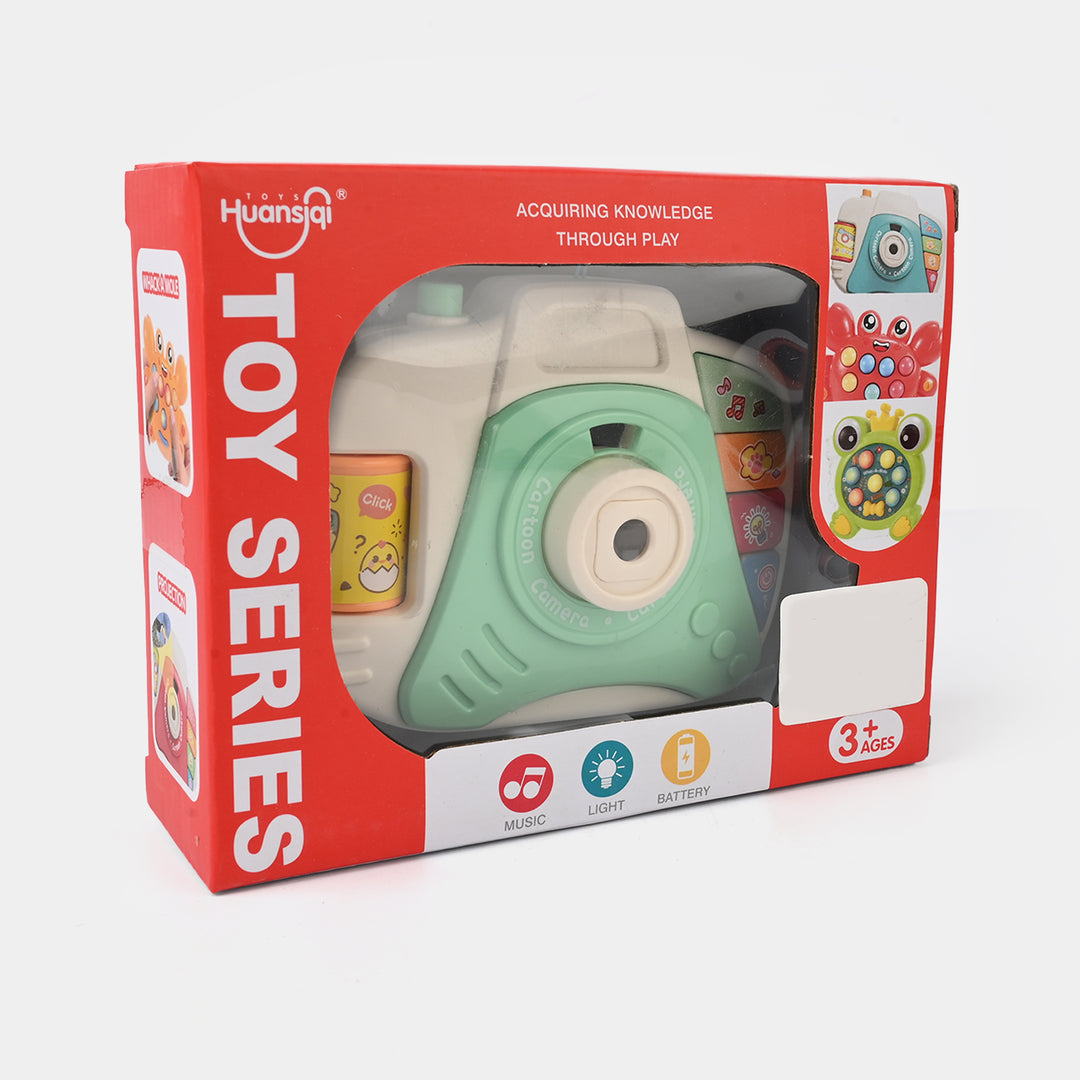 Toy Camera Music, Lights & Projector For Kids