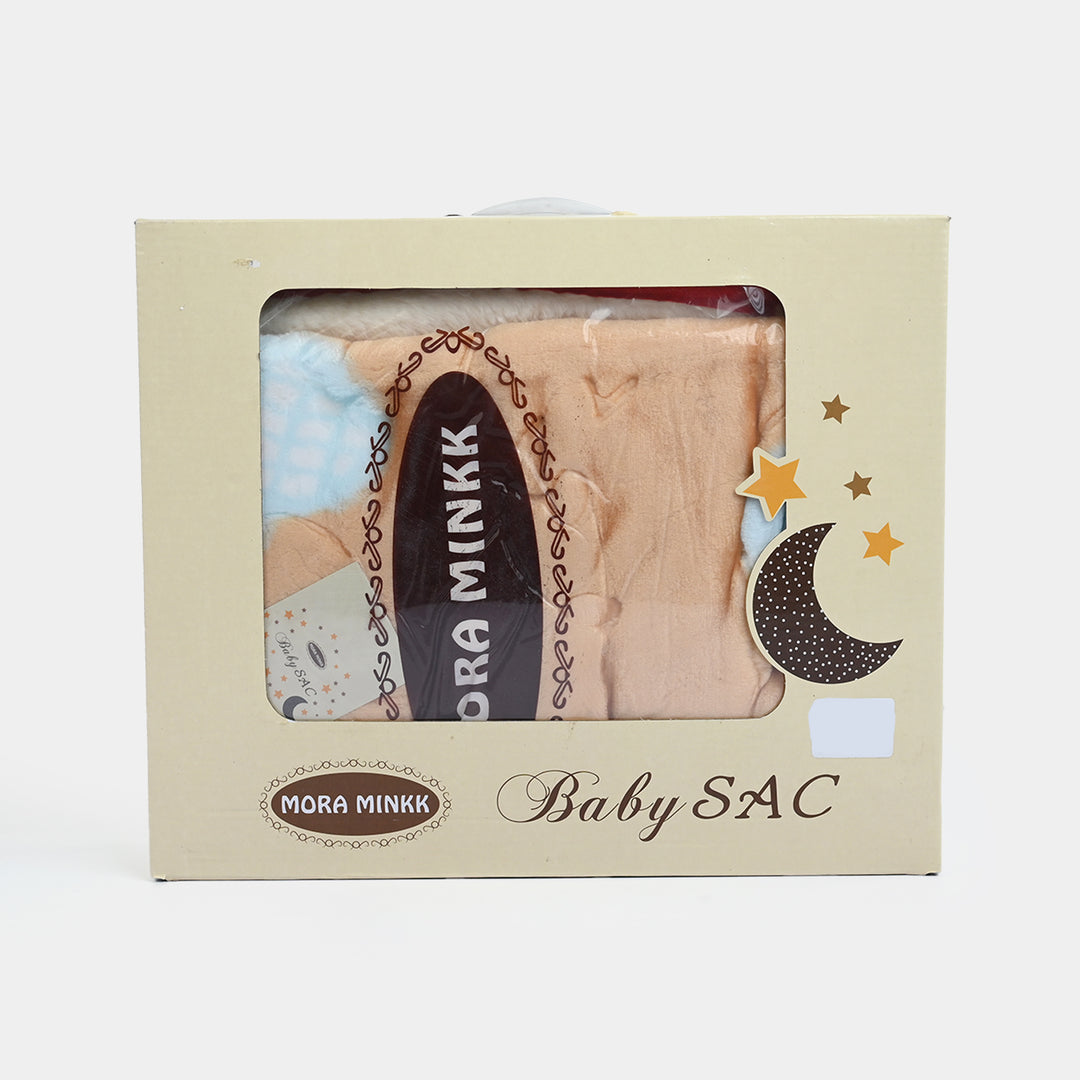 Baby Mora Mink Zipper Plush Blanket