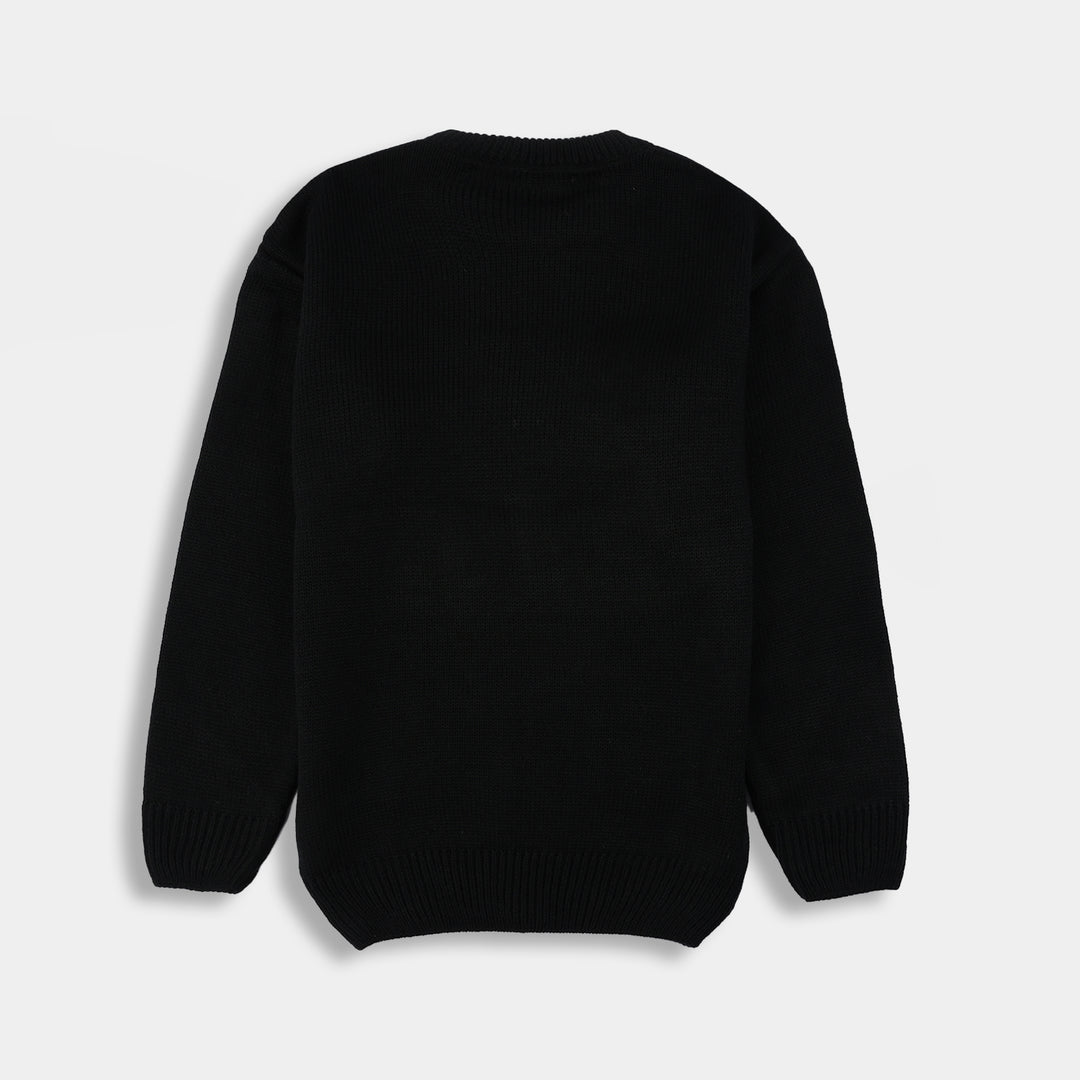 Girls F/S Sweater Snow-Cappuccino