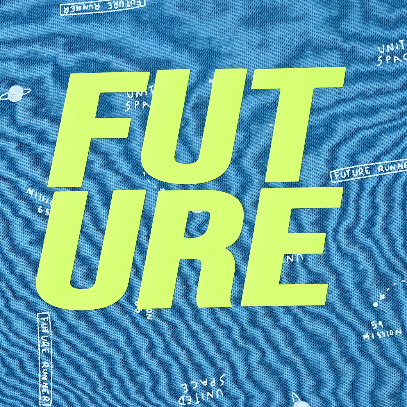 Boys Cotton Jersey T-Shirt H/S Future-Fjord Blue
