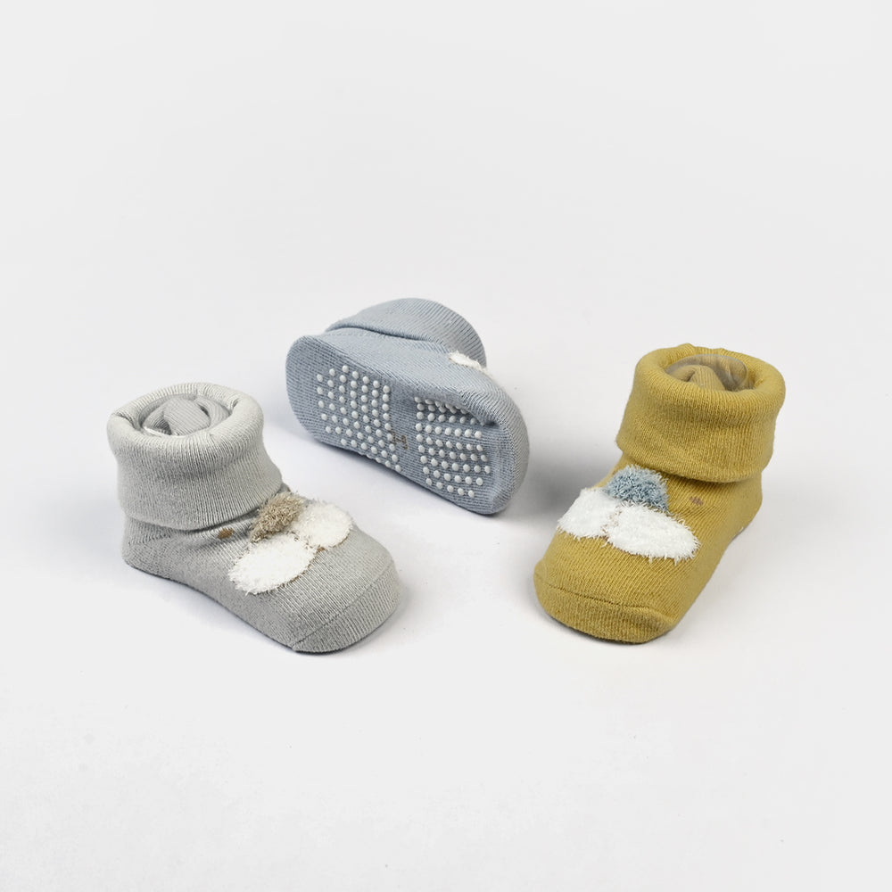 BABY SOCKS PACK OF 3 | 0-6M