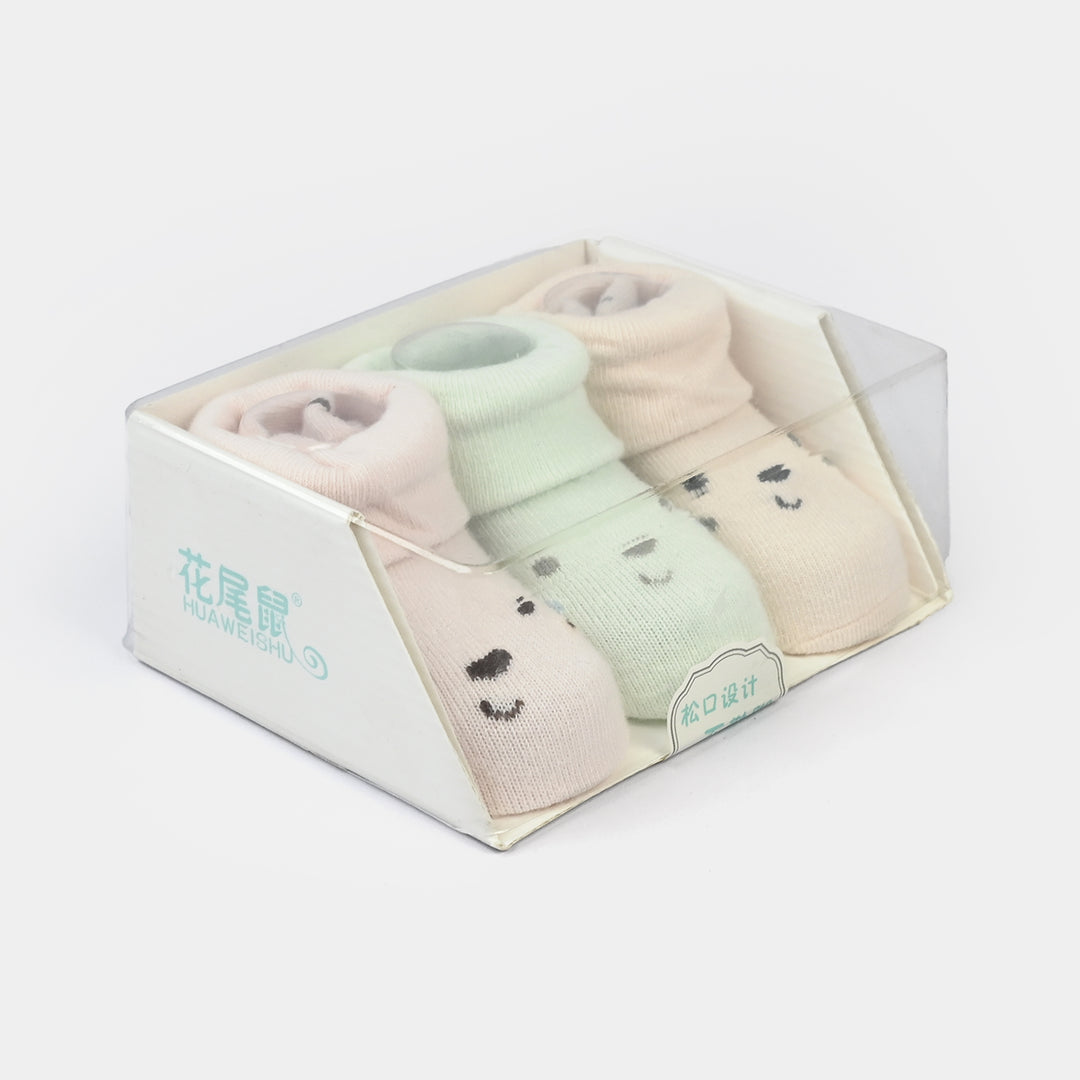 BABY SOCKS PACK OF 3 | 0-6M