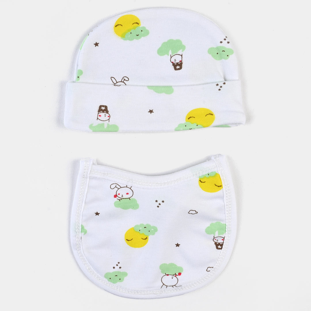 Infant Unisex Cotton Summer Suit 4PCs