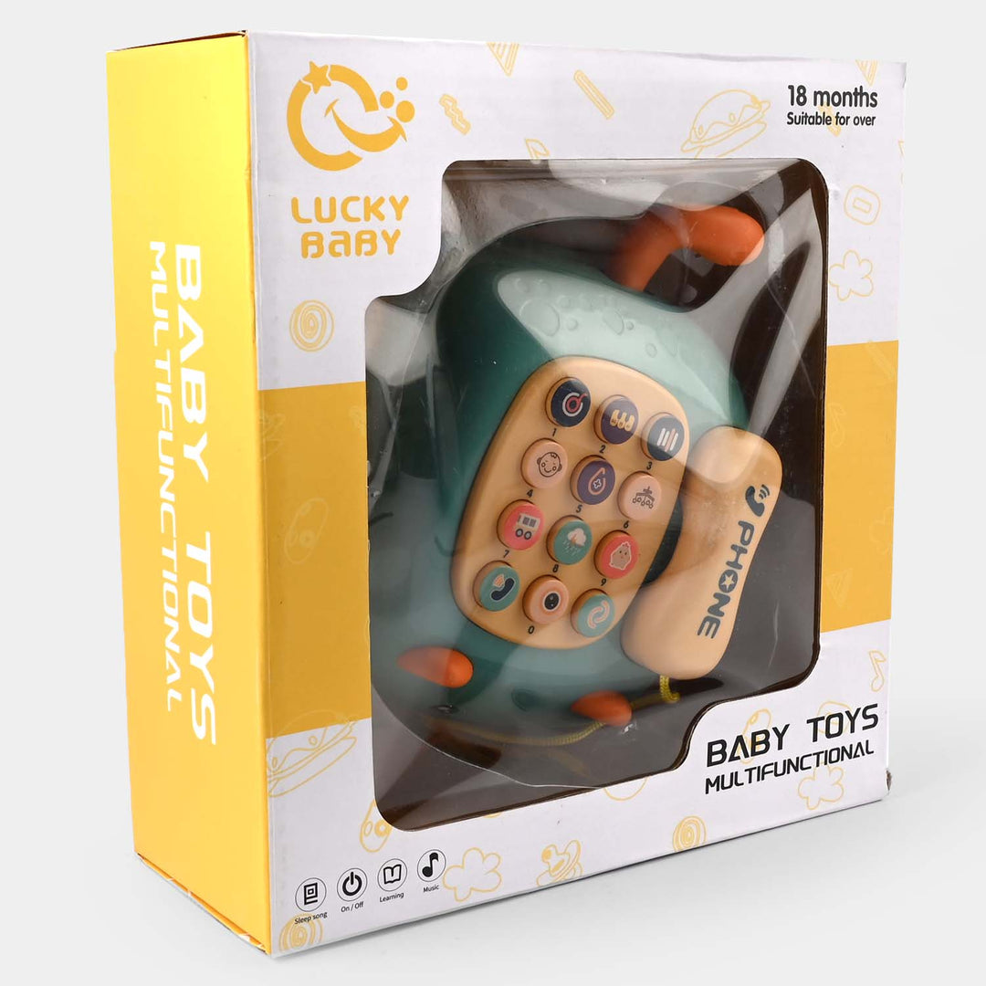 Electric Telephone Learning & Musical Toy For Kids