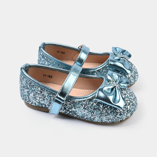 Girls Pumps 11-155-Blue