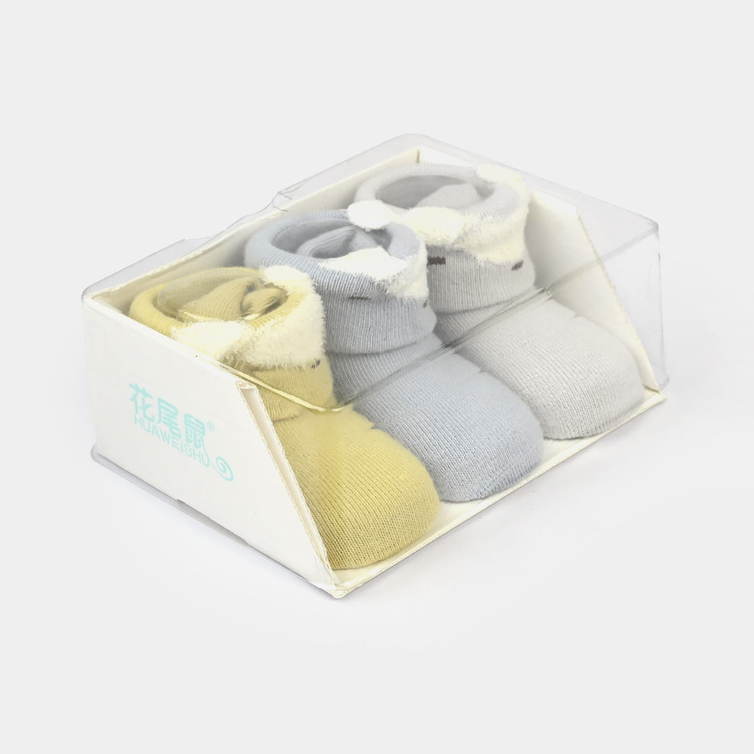 BABY SOCKS PACK OF 3 | 0-6M