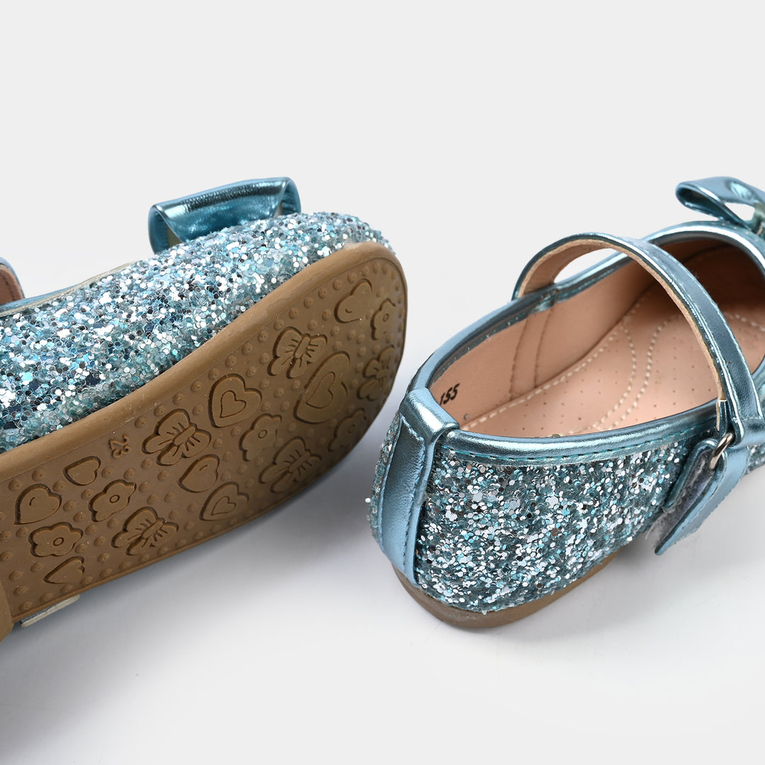 Girls Pumps 11-155-Blue