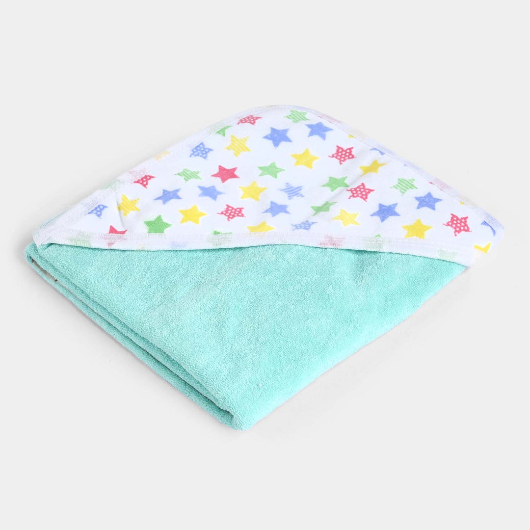 Hooded Baby Bath Towel | Single Ply