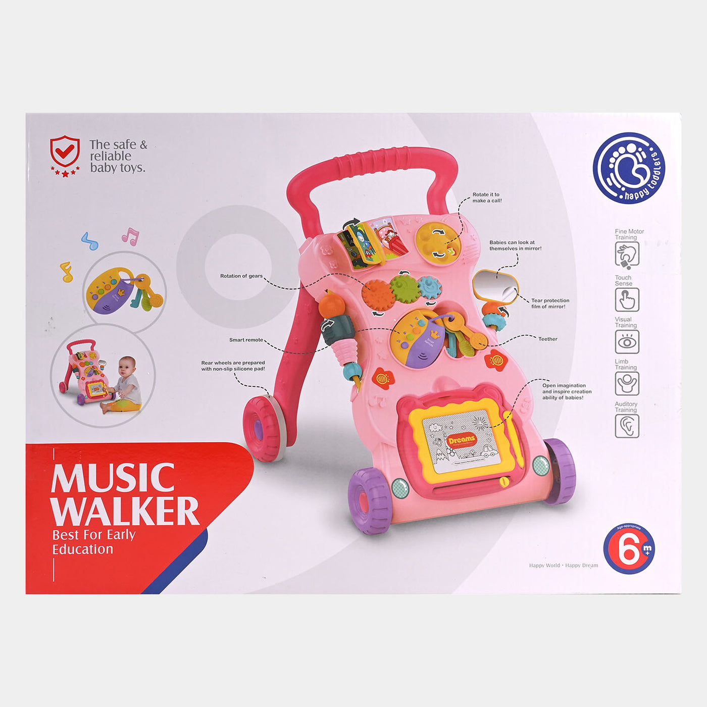 Baby Walker With Light And Music 6M+ HE0823