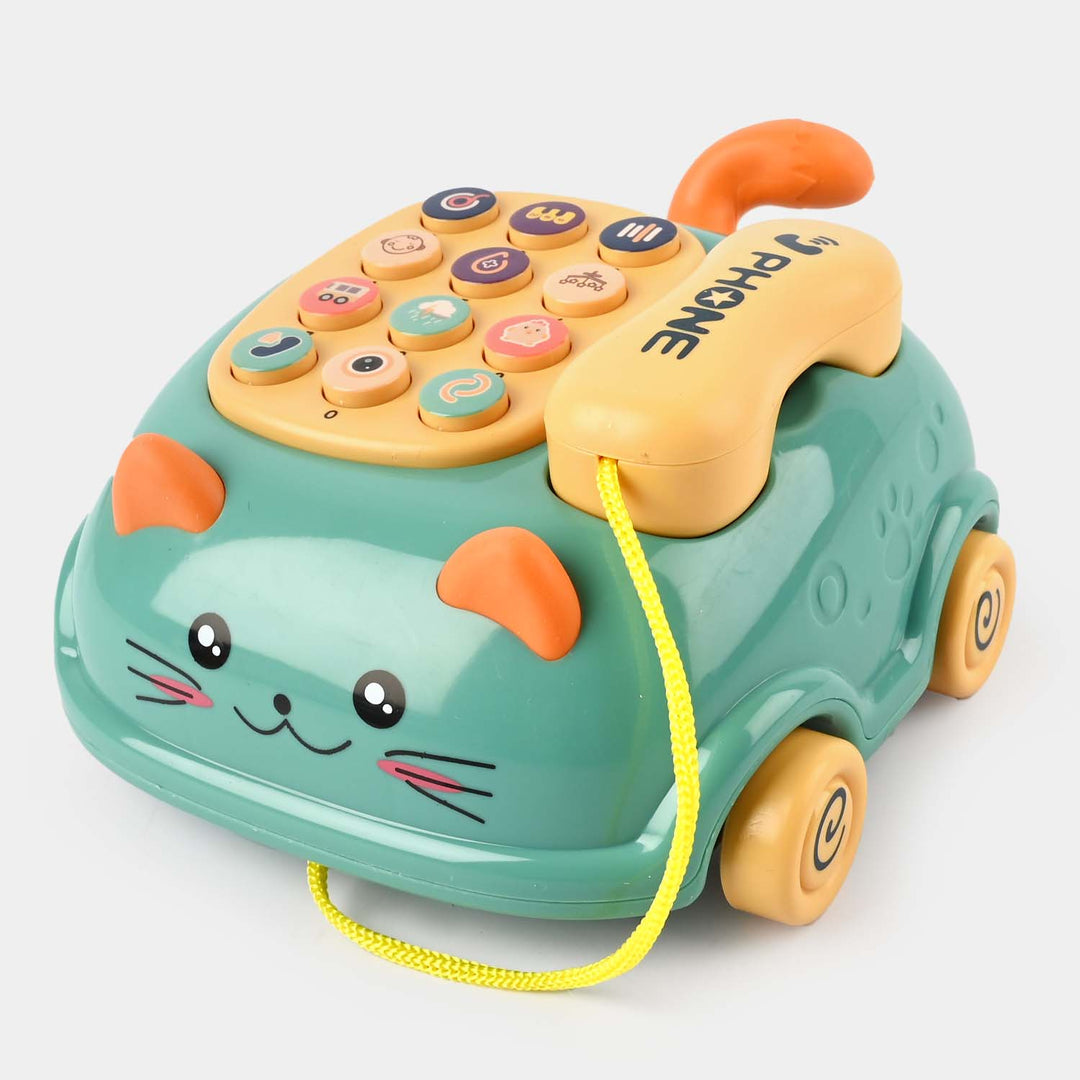 Electric Telephone Learning & Musical Toy For Kids