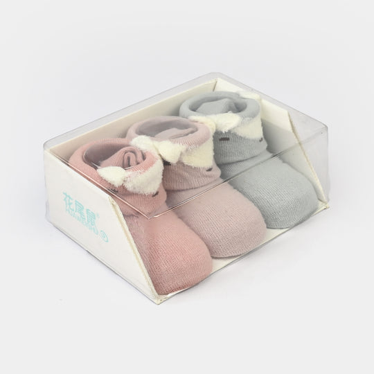 BABY SOCKS PACK OF 3 | 0-6M