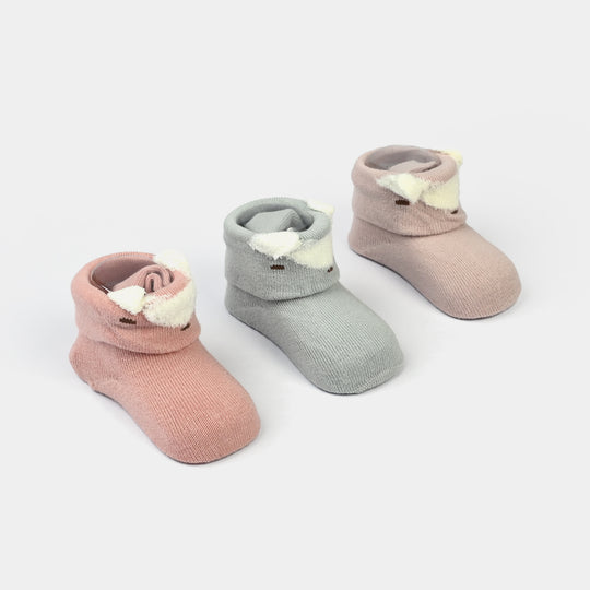 BABY SOCKS PACK OF 3 | 0-6M