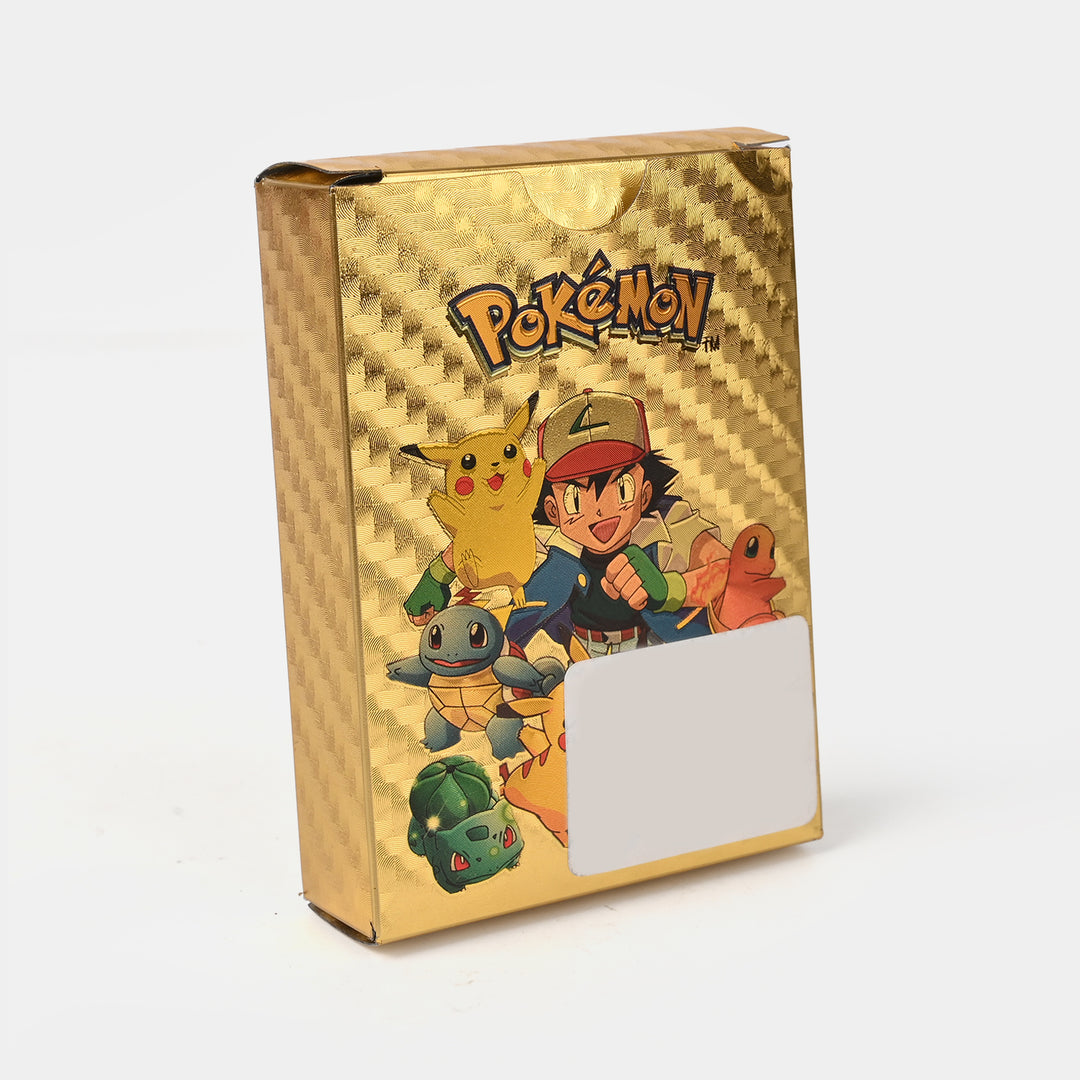 55Pcs Character Gold Foil Cards Rare Golden Cards