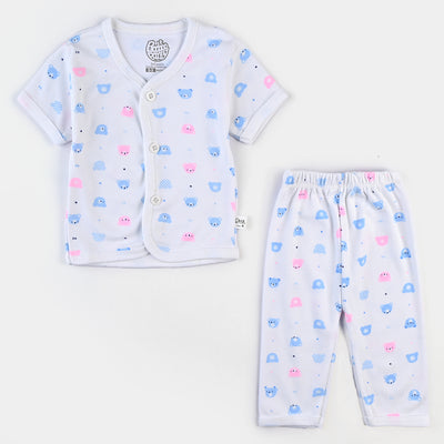 Infant Unisex Cotton Summer Suit 4PCs