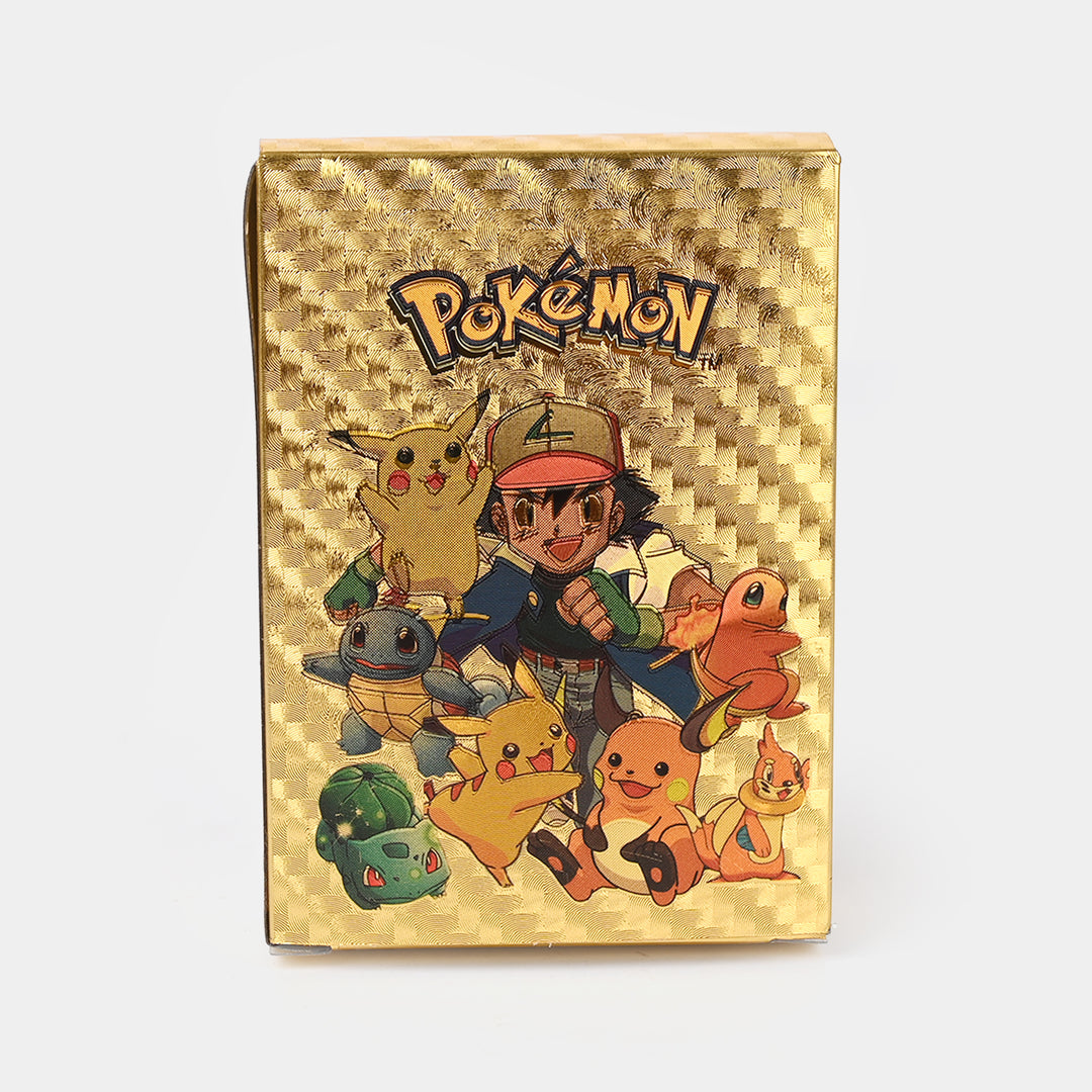 pokemon gold foil card 55Pcs Character Gold Foil Cards Rare Golden Cards Price in Pakistan